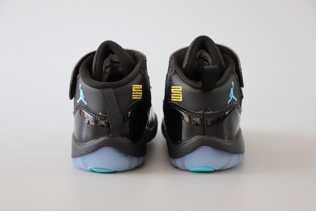 joe 11 high top black and blue  shoes