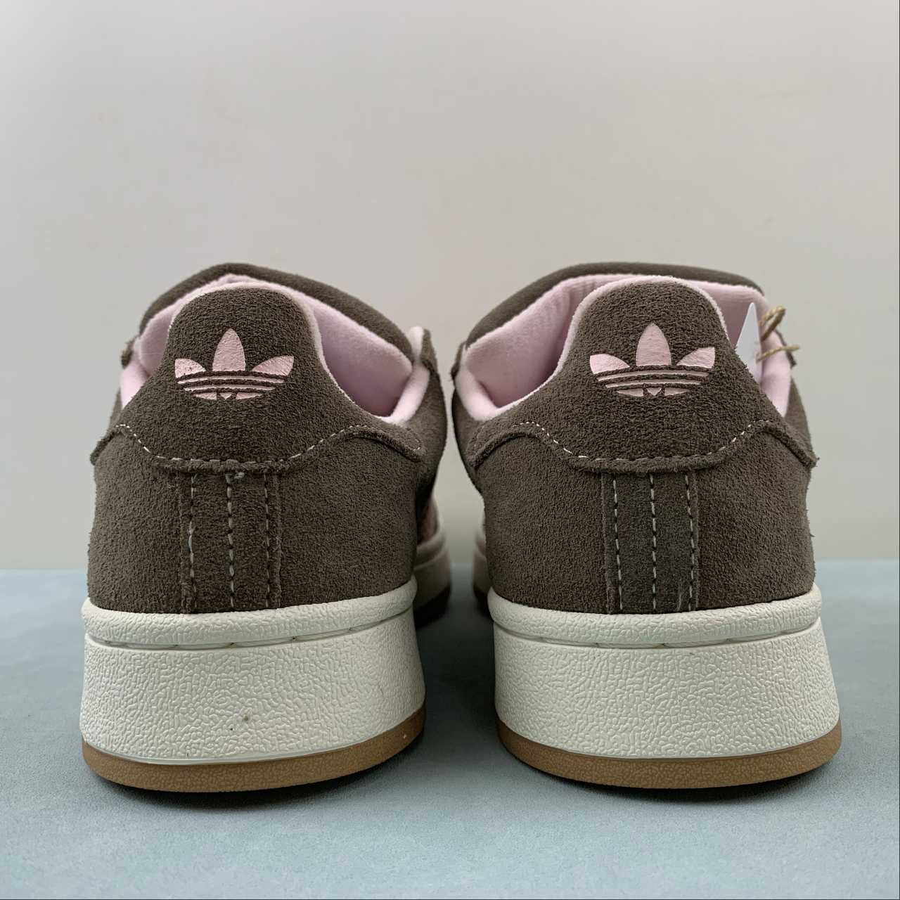 Adidas campus brown pink shoes