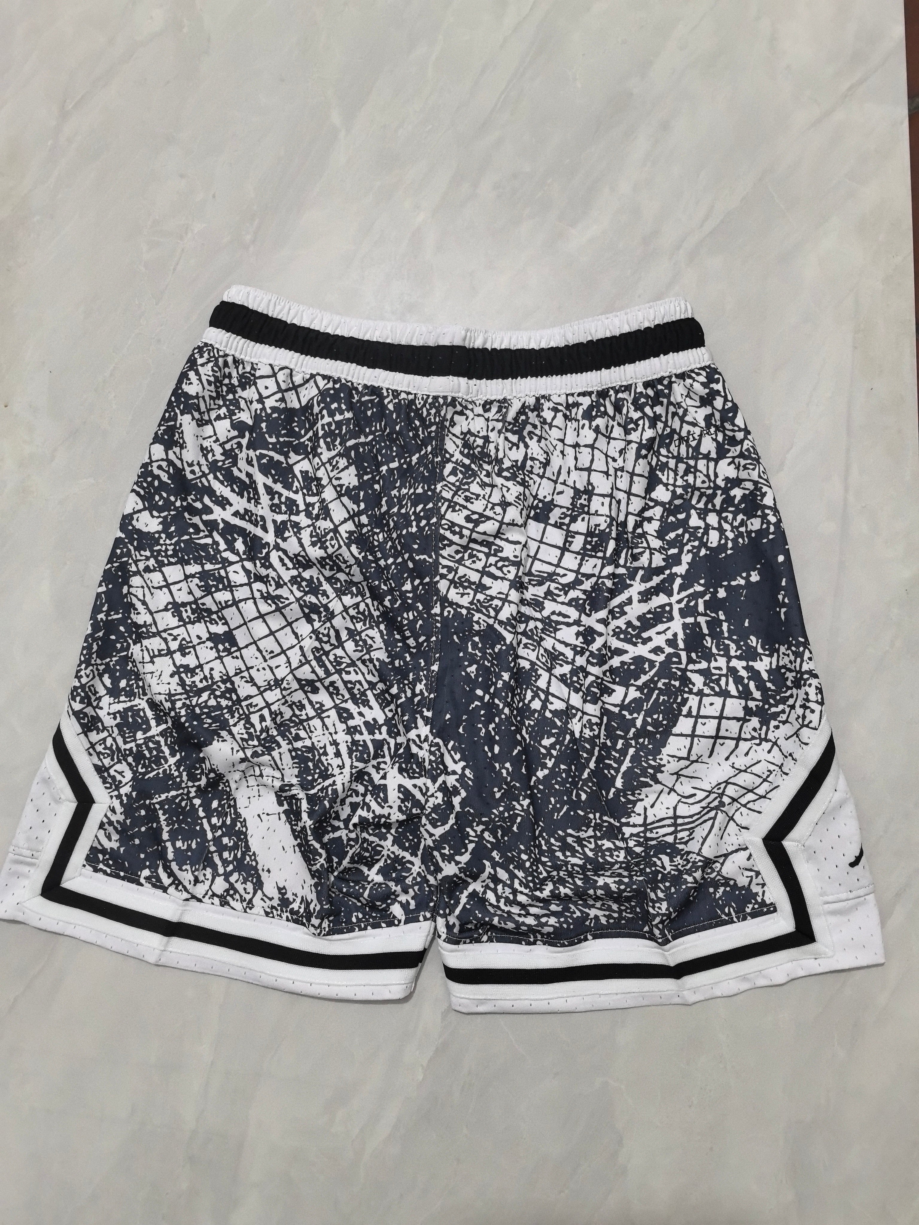 Jordan B-23 checkered grey basketball shorts