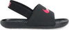 Nike kawa slide black and pink