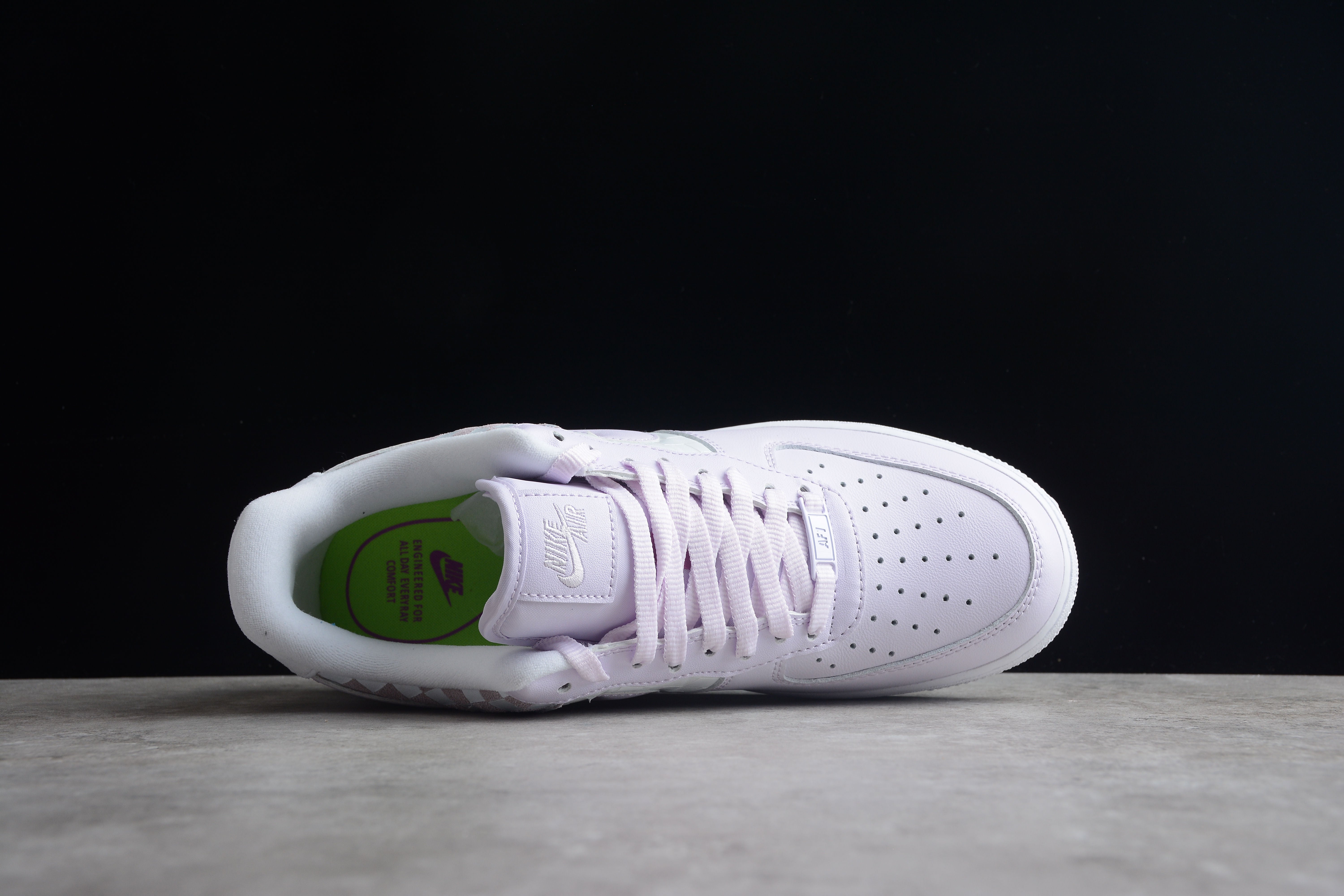 Nike airforce A1 light purple shoes