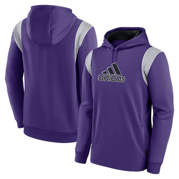Sweat à capuche Adidas violet-noir