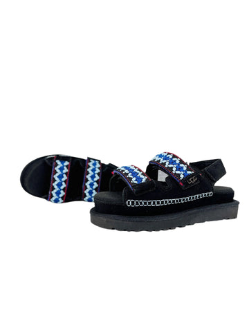 UGG One-Strap Sandals Women's Black\blue