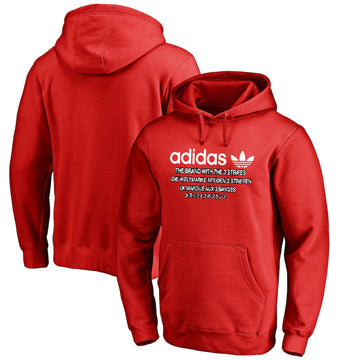 Sweat à capuche rouge Adidas