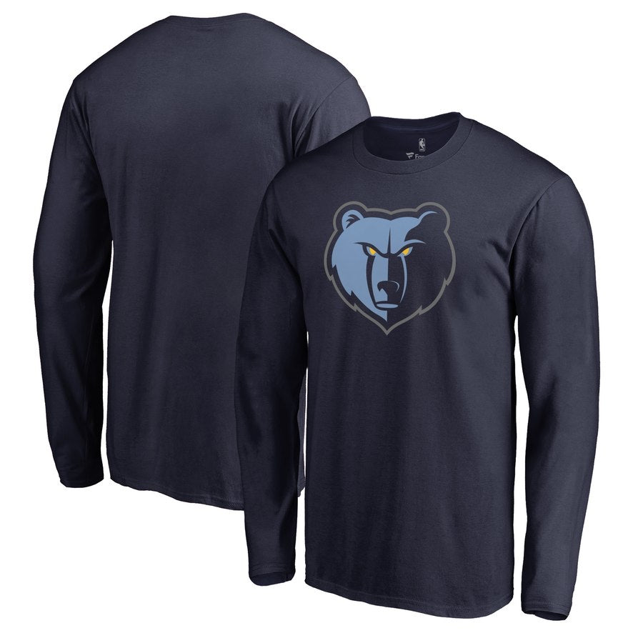 Chemise longue bleue des Grizzlies de Memphis