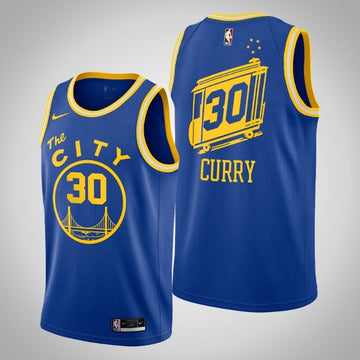 Golden state warriors blue 30 curry  jersey