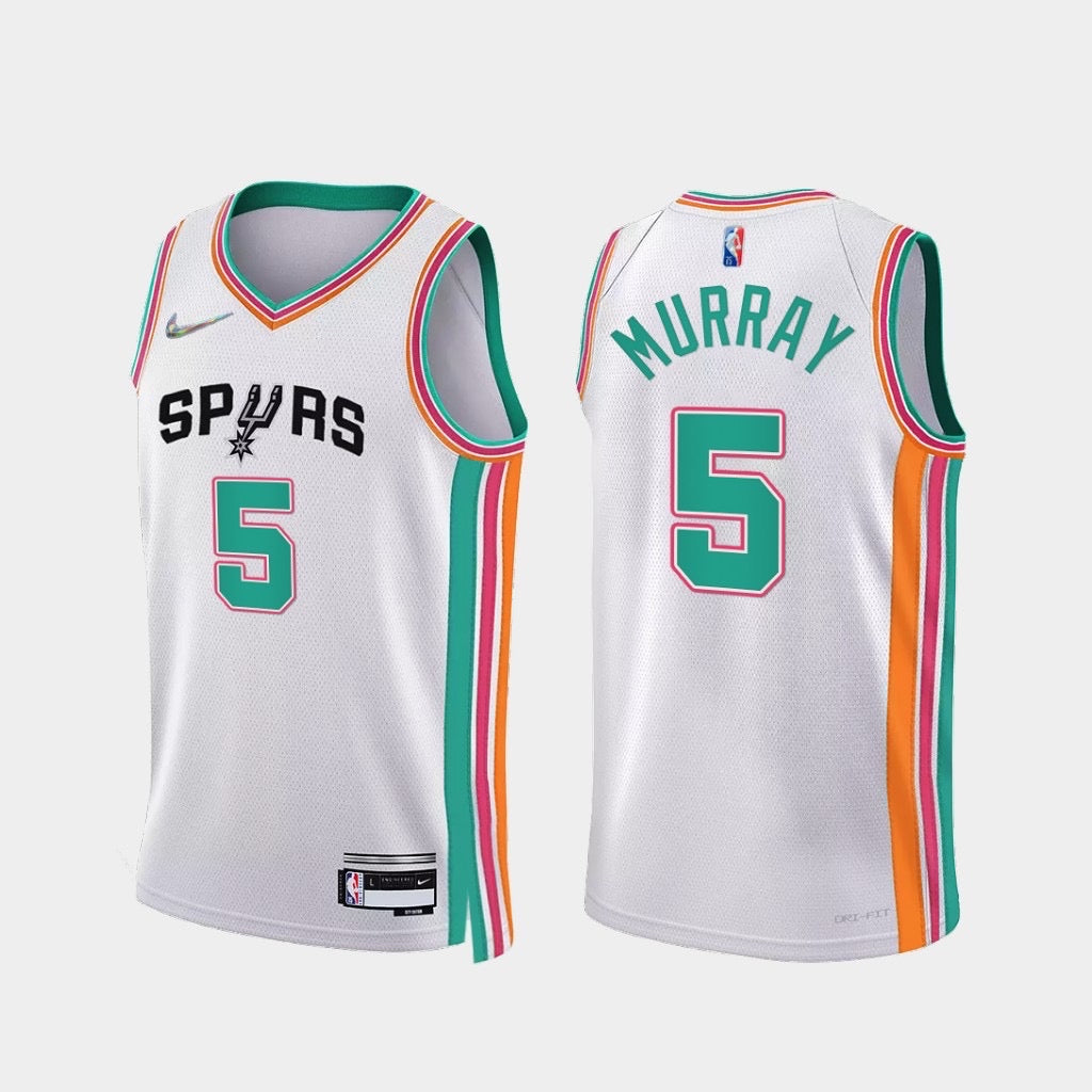 Maillot Murray 5 Spurs blanc/vert