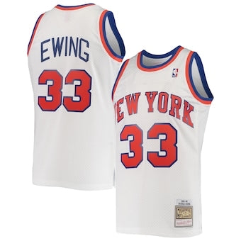 Maillot blanc rétro des New York Knicks