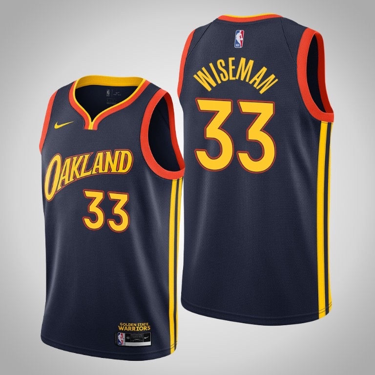 Oakland black/orange 33 wiseman  jersey