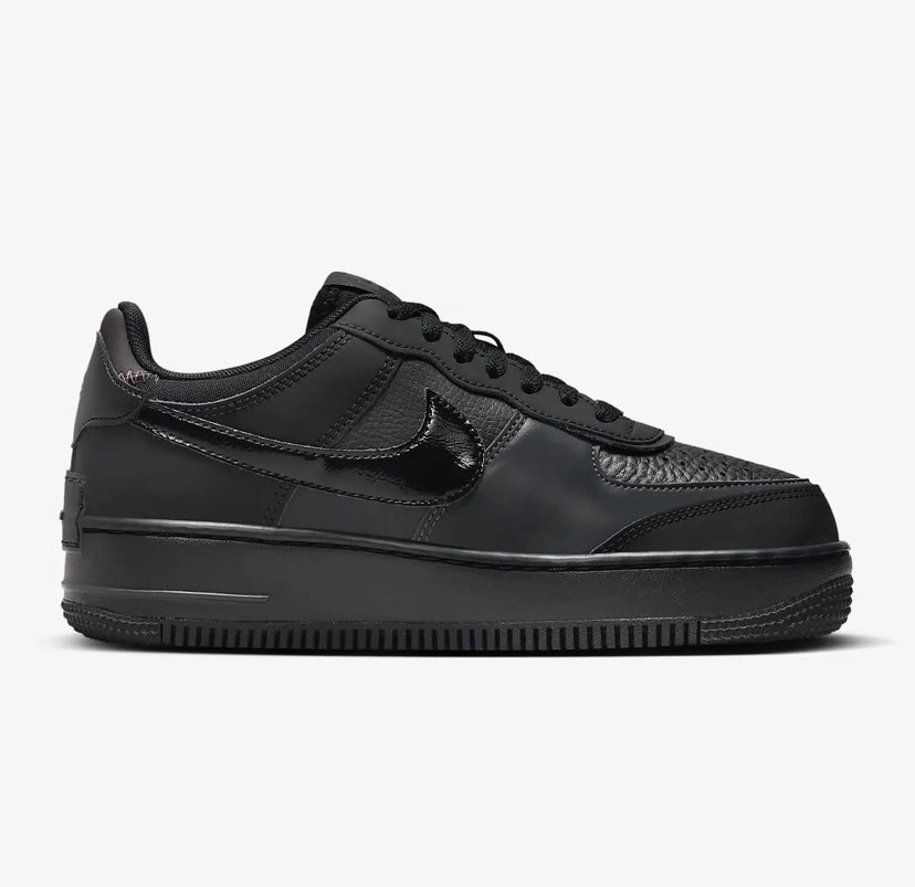 Nike airforce A1 double full black shoes