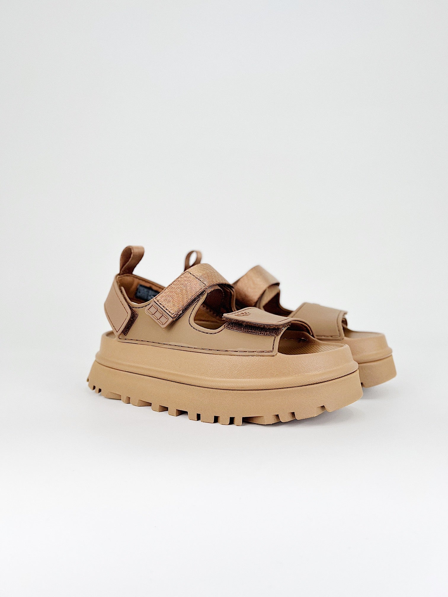 Ugg GoldenGlow flatform sandals Brown