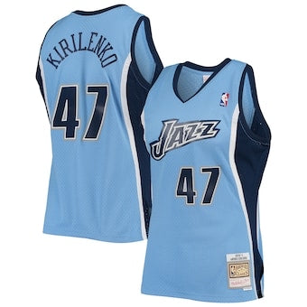 Retro Utahh jazz blue jersey