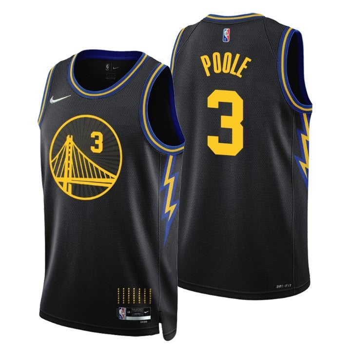 Maillot State Warriors noir 3 poole