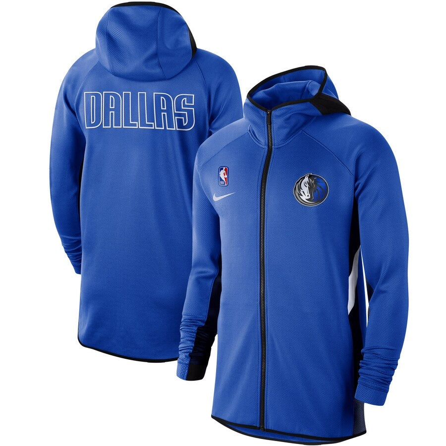Veste longue bleue des Dallas Mavericks