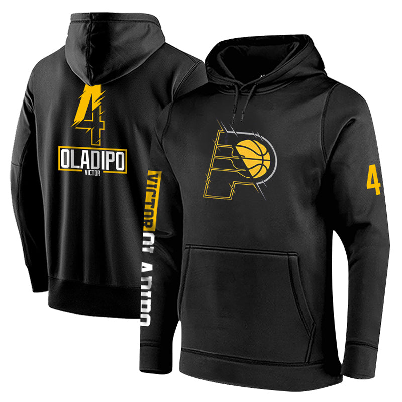 Indiana Pacers - Sweat à capuche noir 4 Oladipo