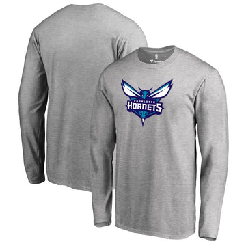 Chemise longue grise Charlotte Hornets