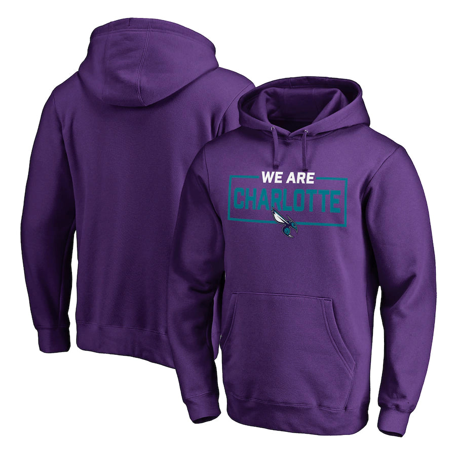 Sweat à capuche violet Charlotte Hornets