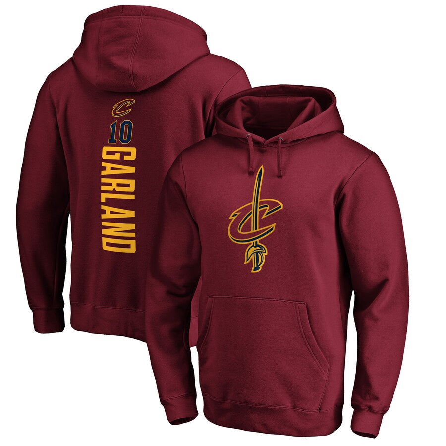 Cleveland cavaliers burgandi 10 sweat à capuche guirlande