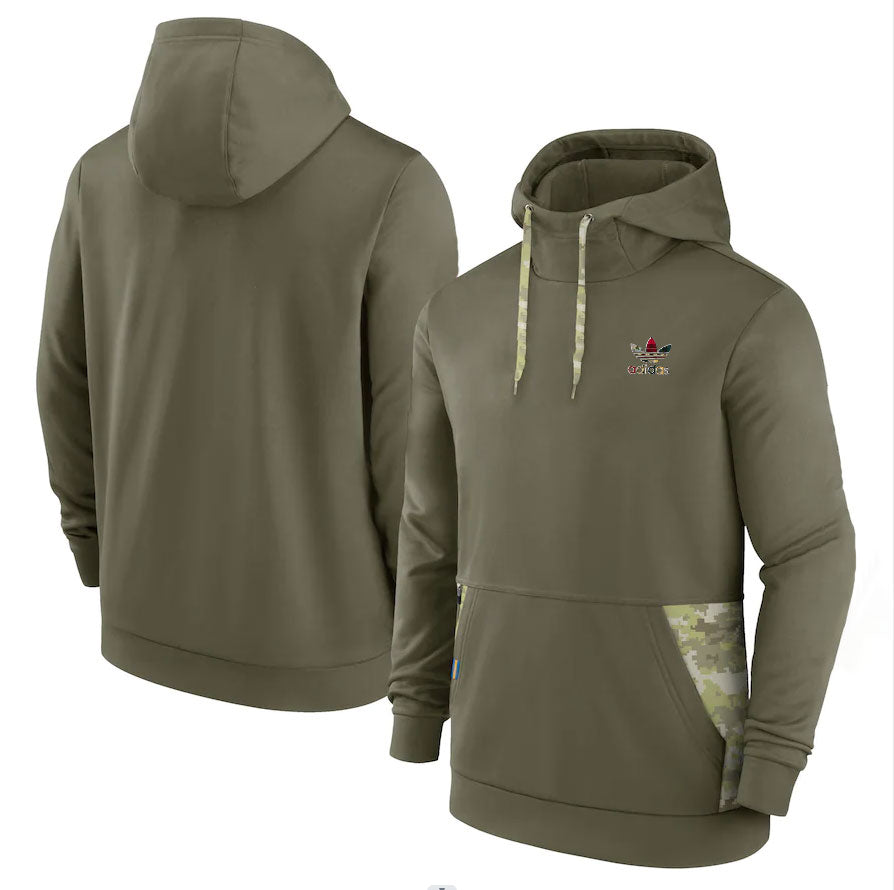 Adidas sweat à capuche vert olive