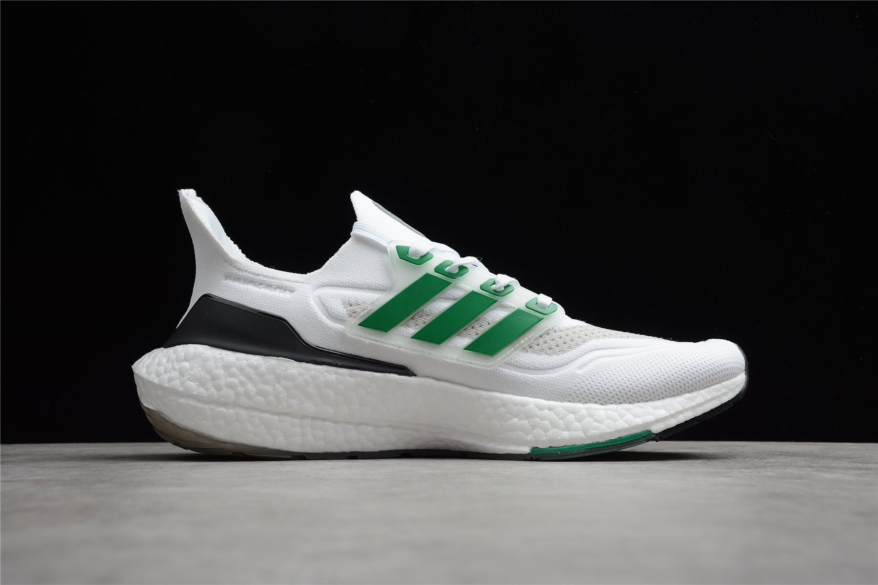 Adidas ultraboost white green shoes