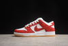 Nike SB low dunk red white gum shoes