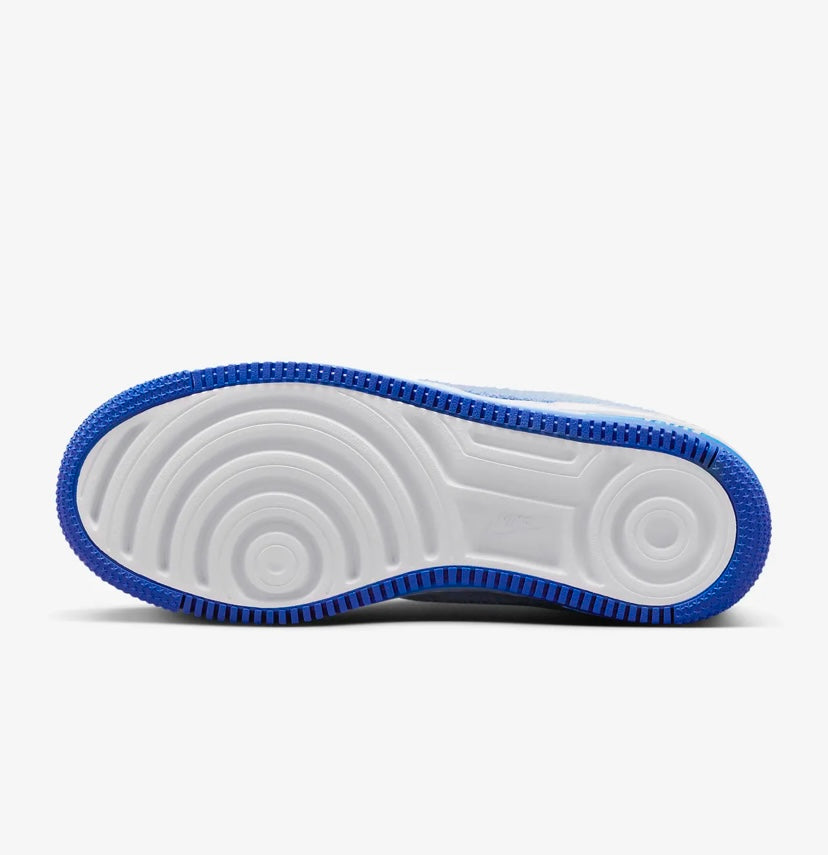 Nike airforce A1 double chaussures bleu royal