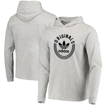 Adidas grey and black hoodie