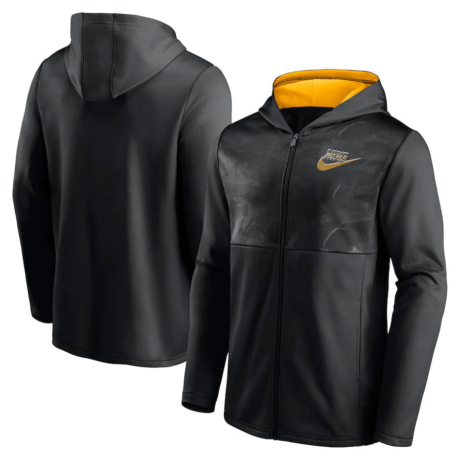 Nike black-yellow jacket