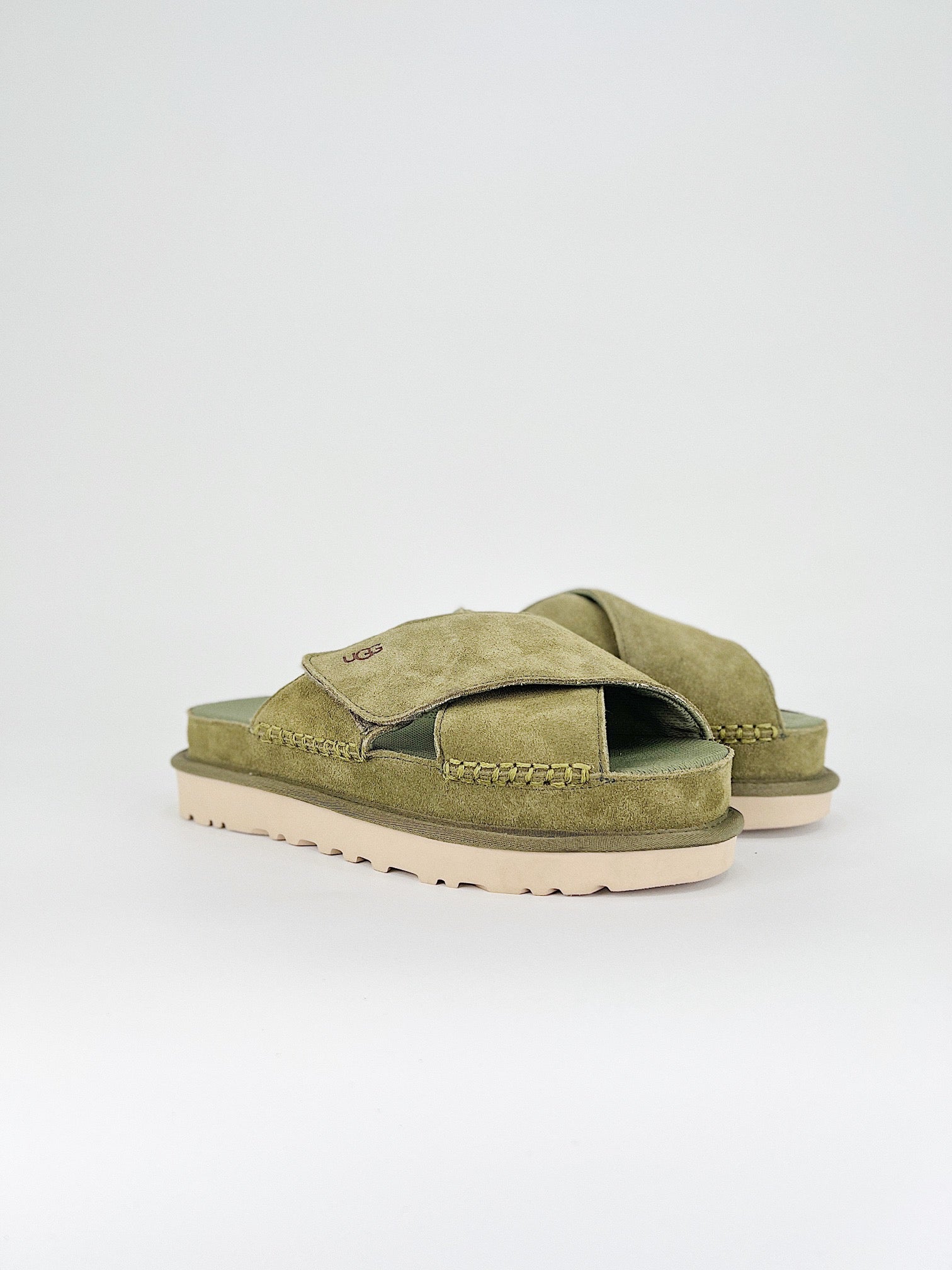 UGG Goldenstar Cross slides  Forest