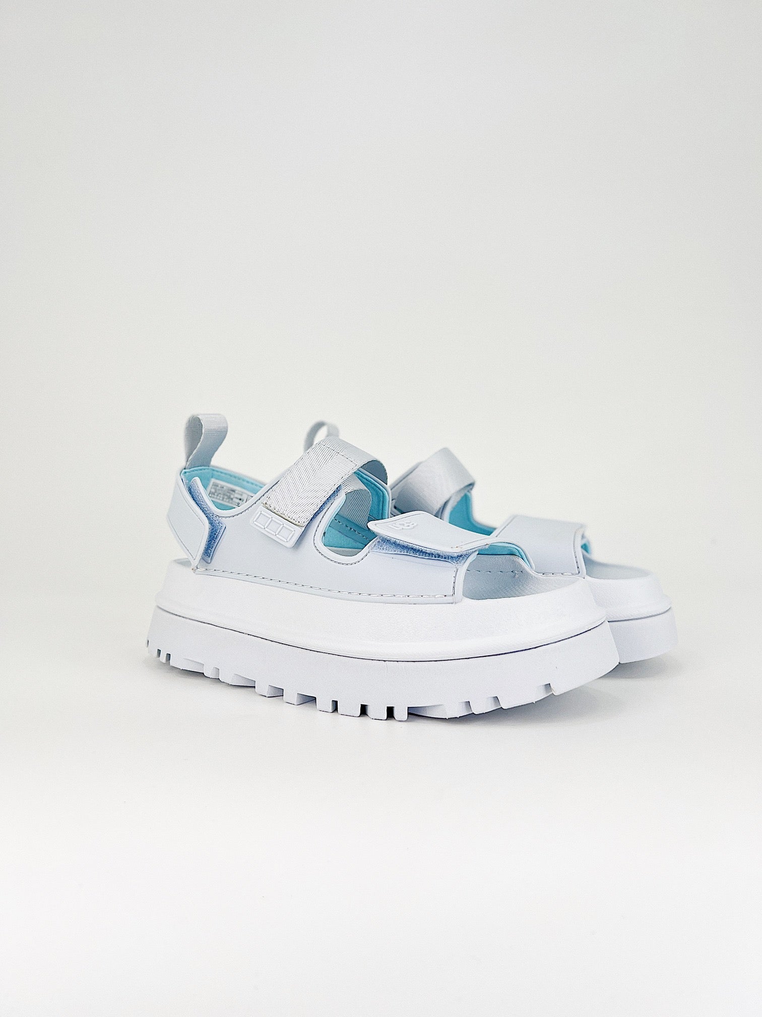 Ugg GoldenGlow flatform sandals Sky Blue