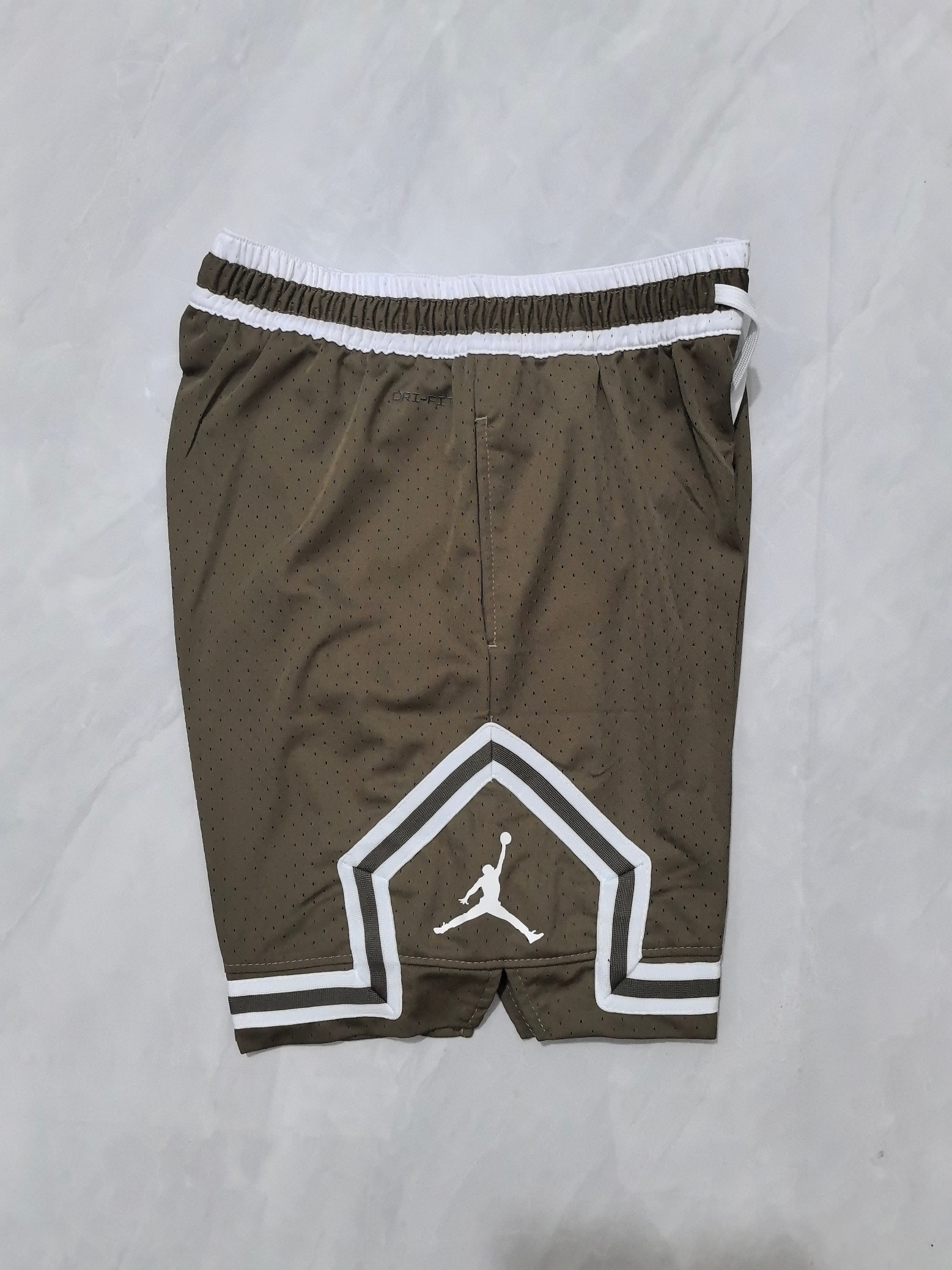 Jordan A-34 Army Green Basketball Shorts