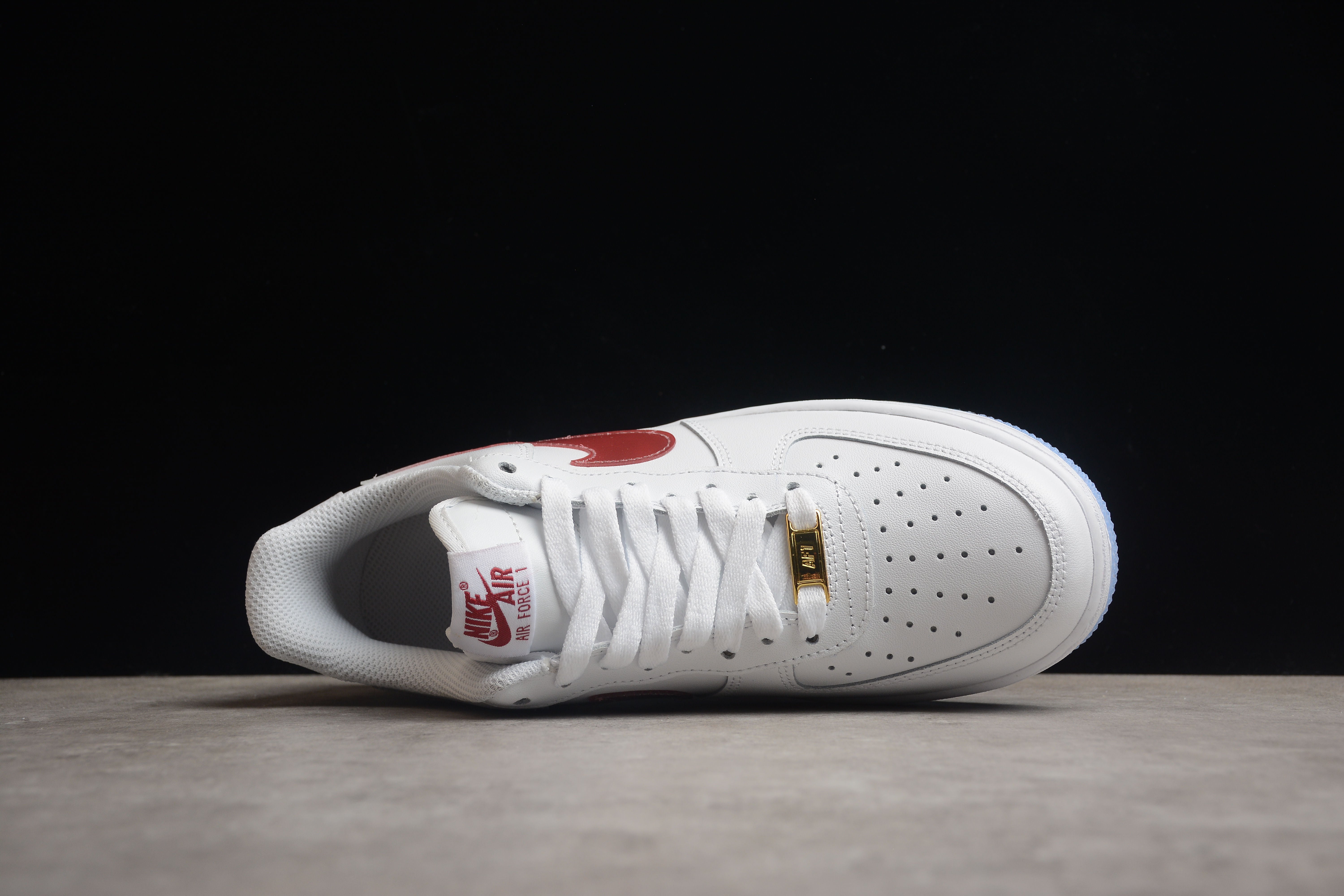 Nike airforce A1 red tick shoes