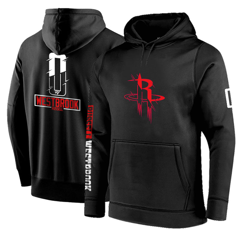 Sweat à capuche noir des Houston Rockets