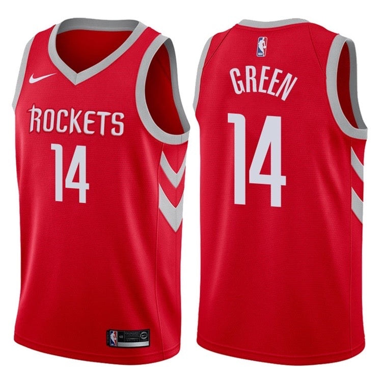 Maillot Rockets rouge 14 vert