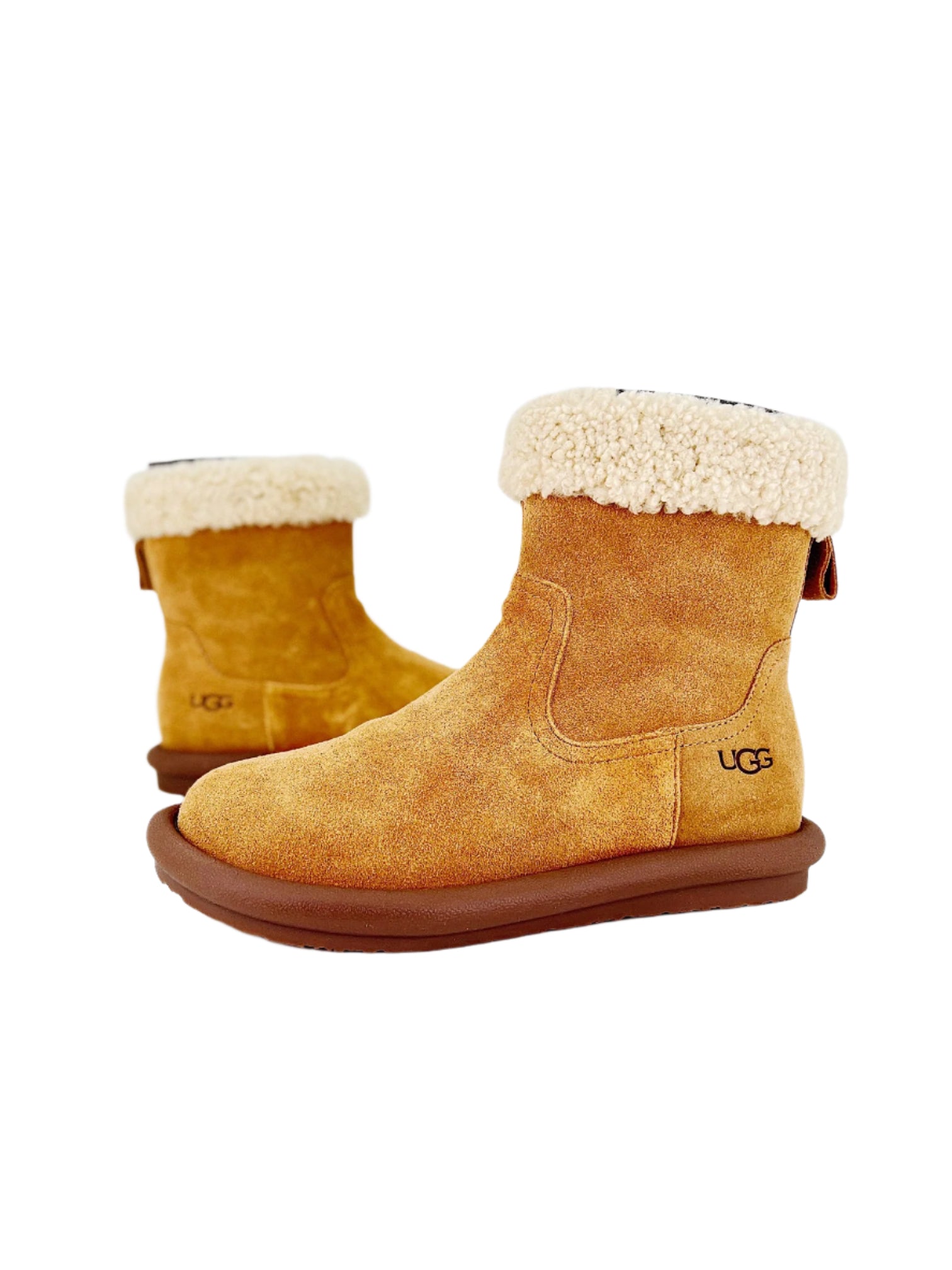 GG versatile single product curly thin-soled boots