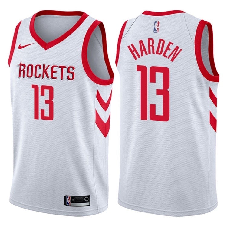 Maillot Rockets blanc 13 durci