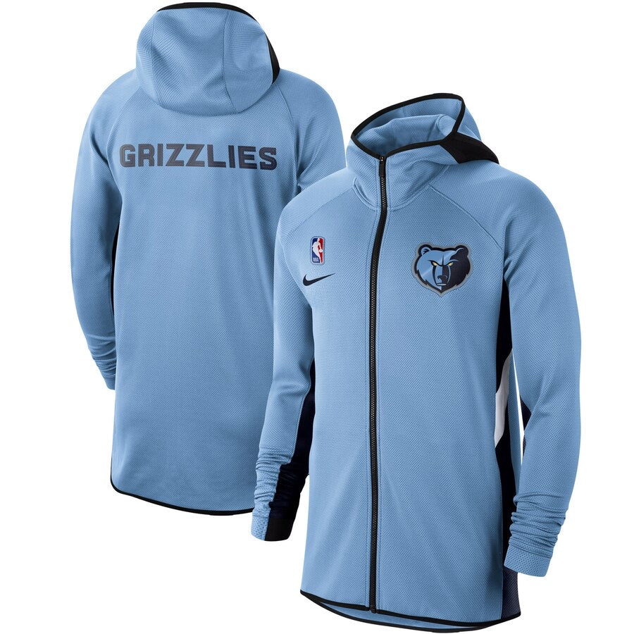 Memphis grizzlies blue long cut jacket
