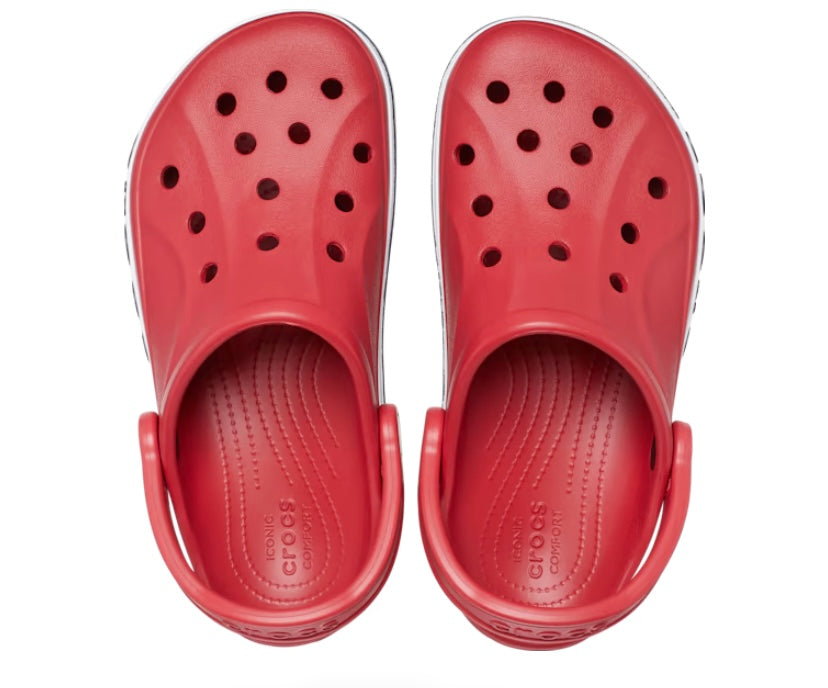 Bayaband red crocs