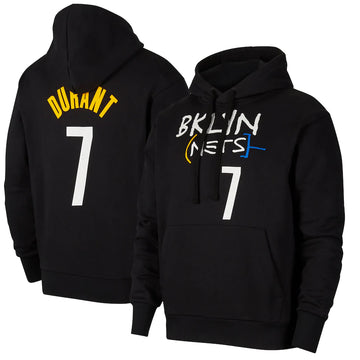 Brooklyn Nets - Sweat à capuche noir 7 Durant