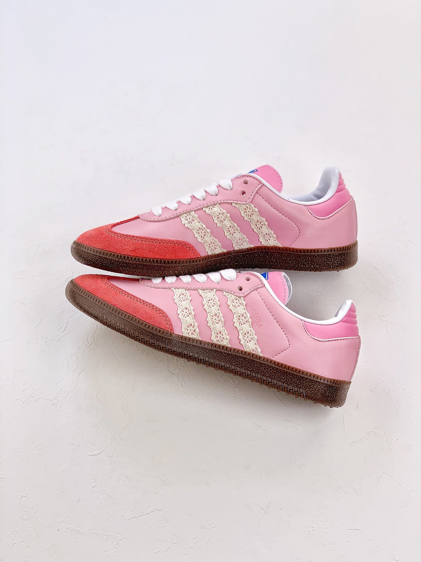 Adidas samba pink shoes