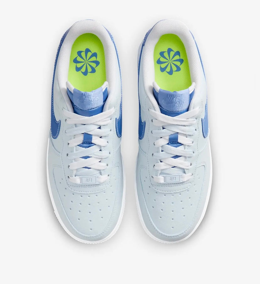 Nike airforce A1 chaussures bleu ciel