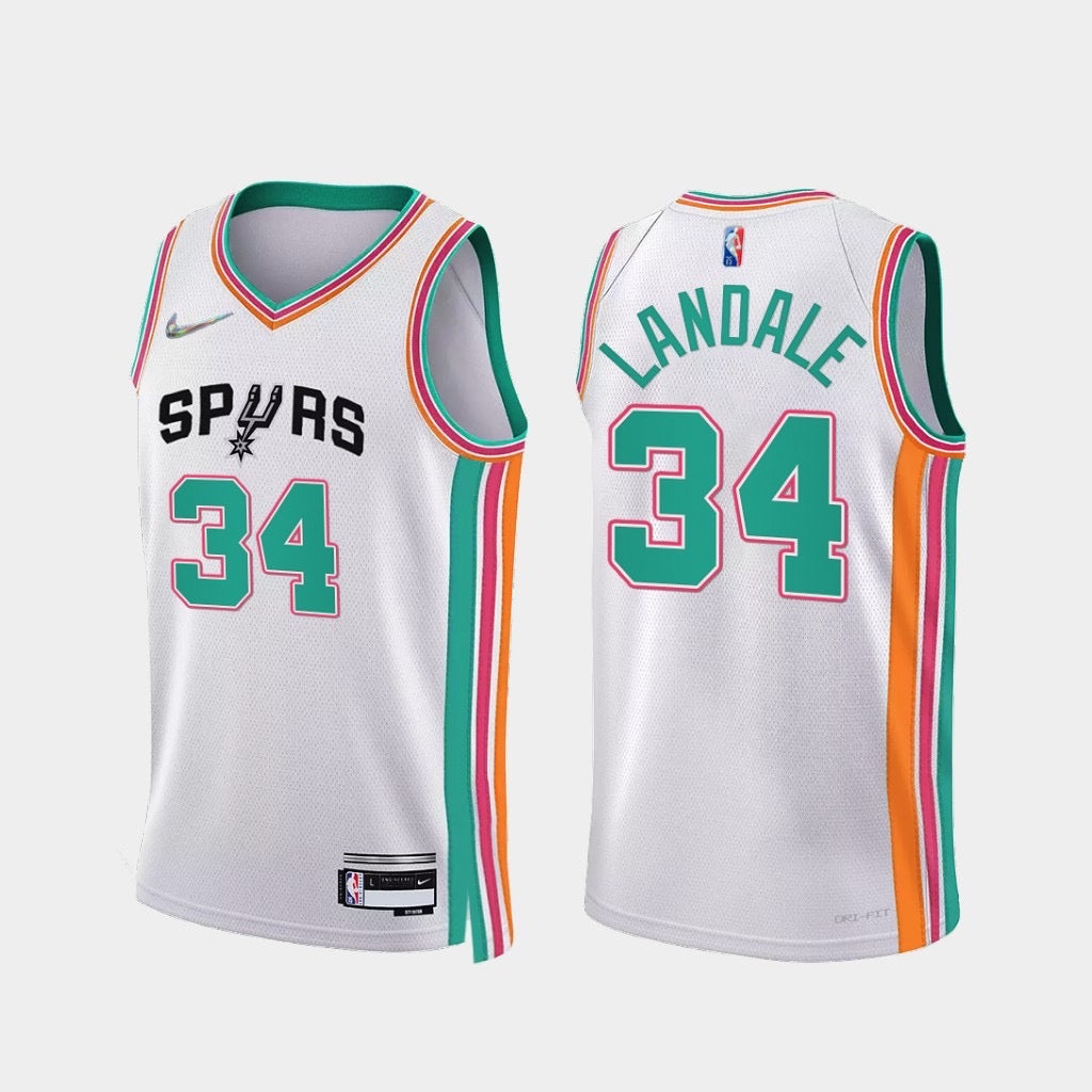 Maillot Landale Spurs blanc/vert 34