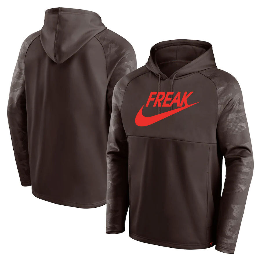 Nike 21 sweat à capuche nike freak marron