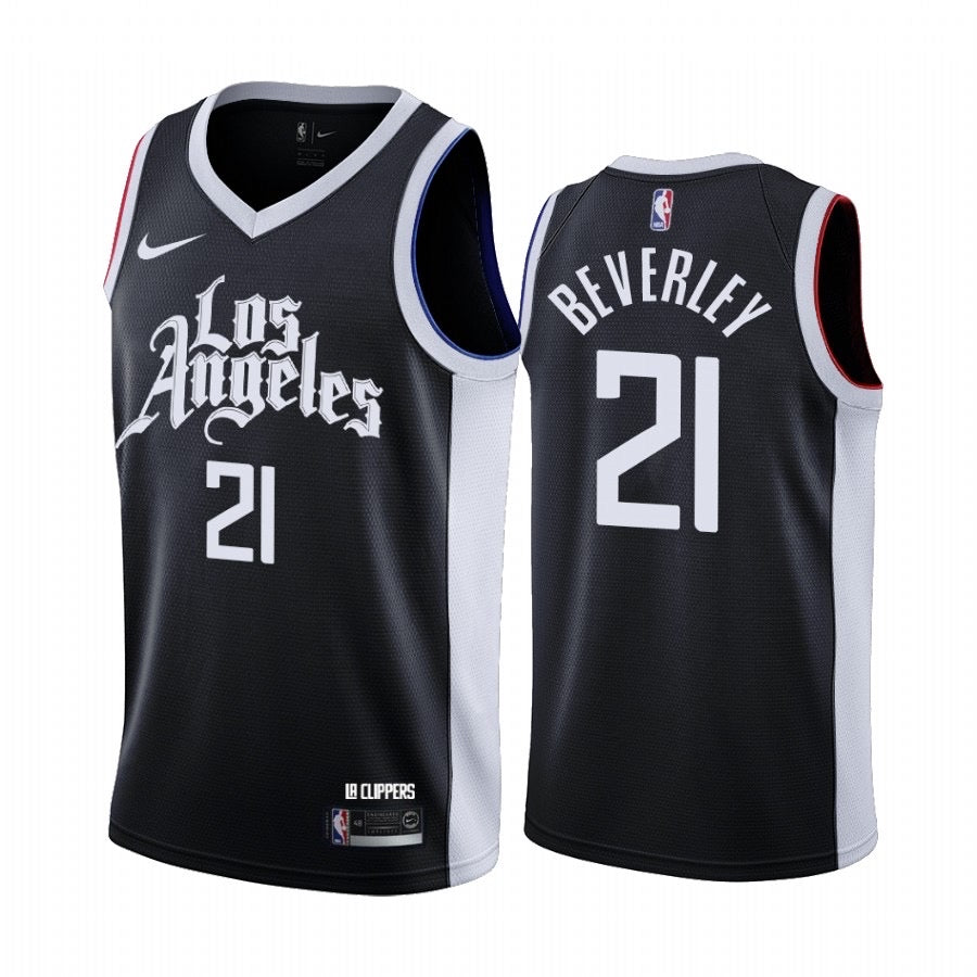 Los Angeles black 21 beverley jersey