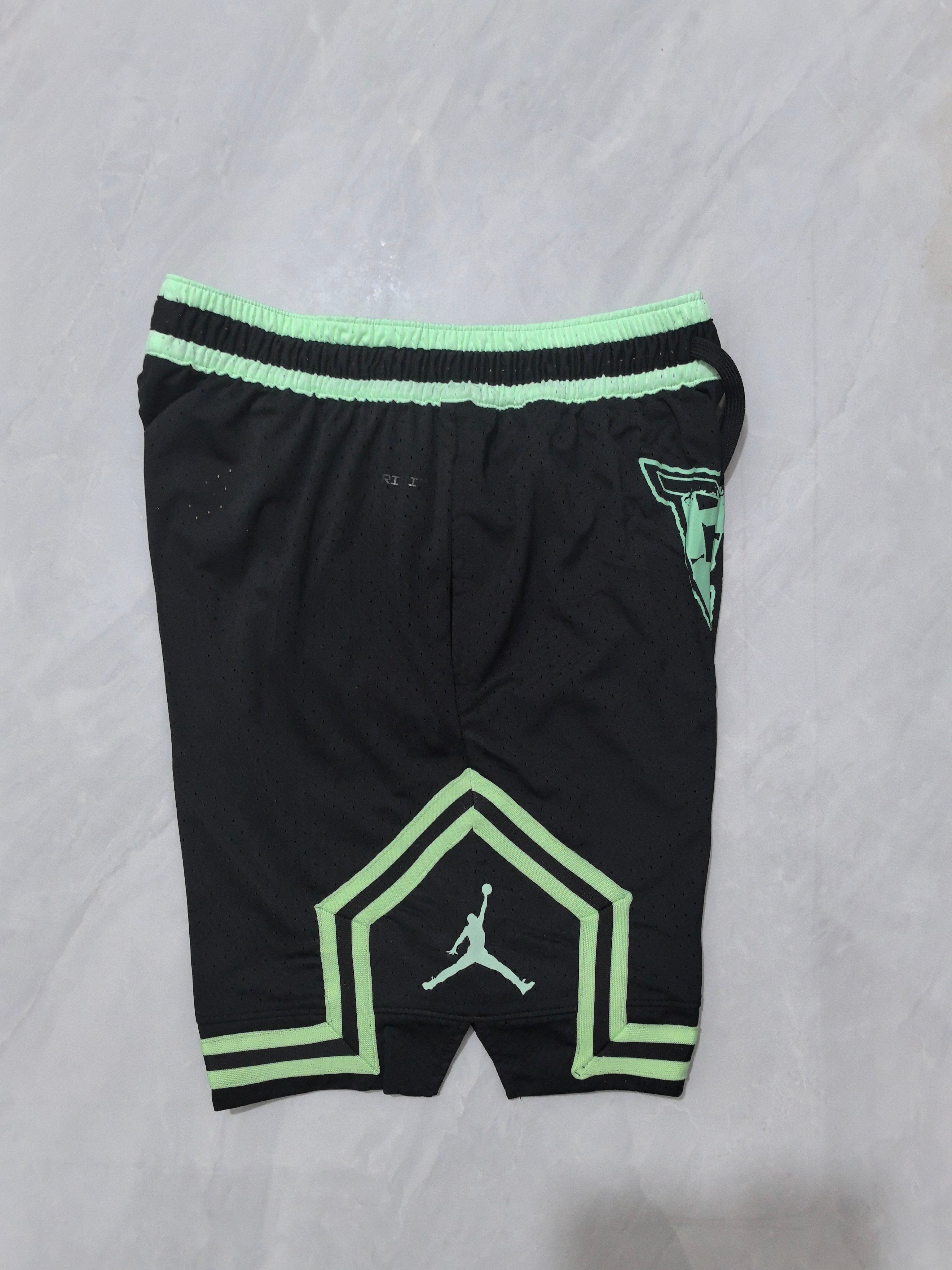 Jordan A-16 Watermark Dark Green Basketball Shorts