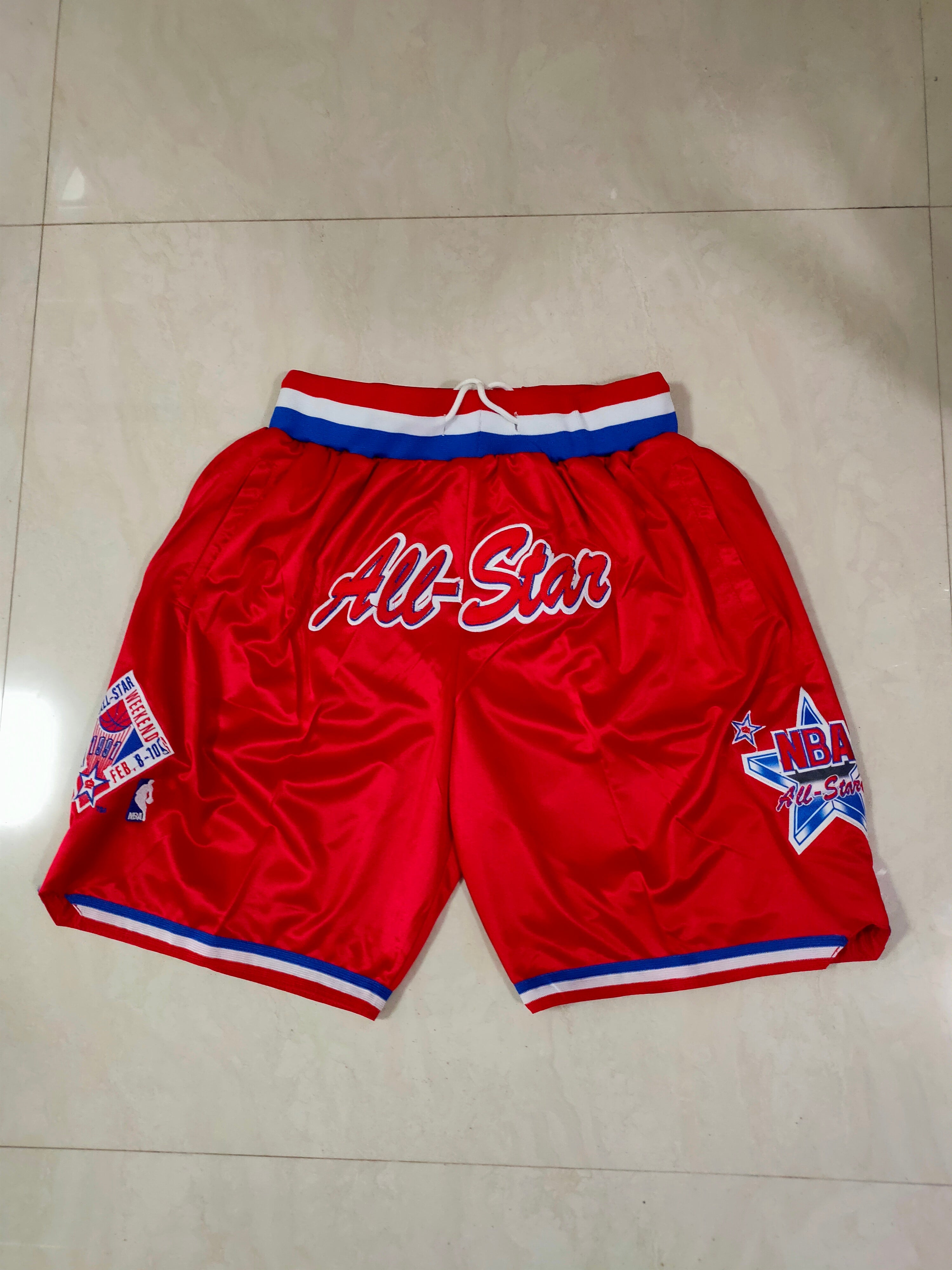 Short rouge NBA All Stars