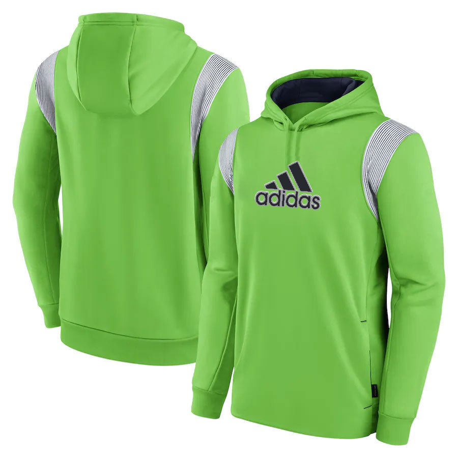 Adidas sweat à capuche vert vif