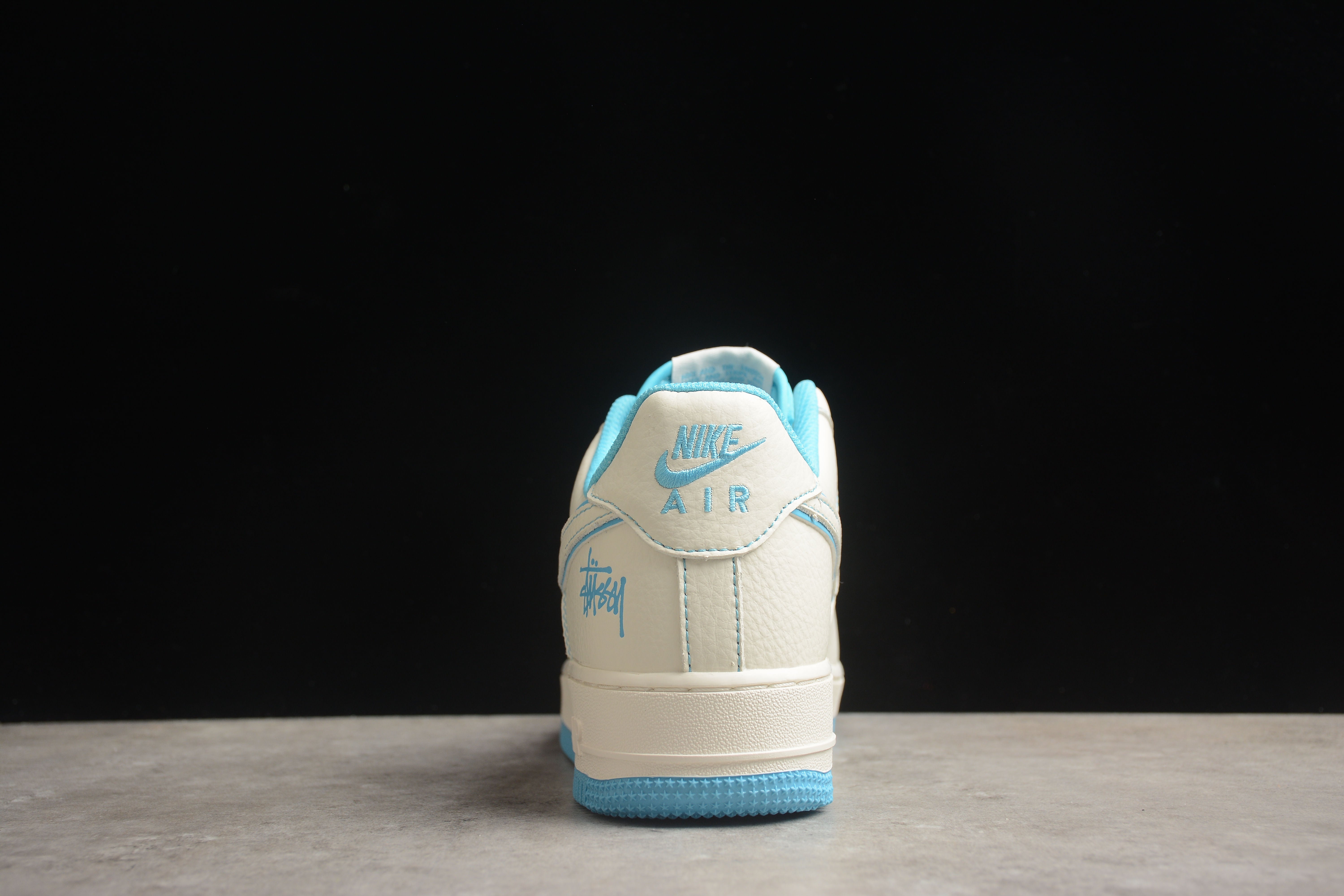 Nike airforce A1 chaussures bleu clair