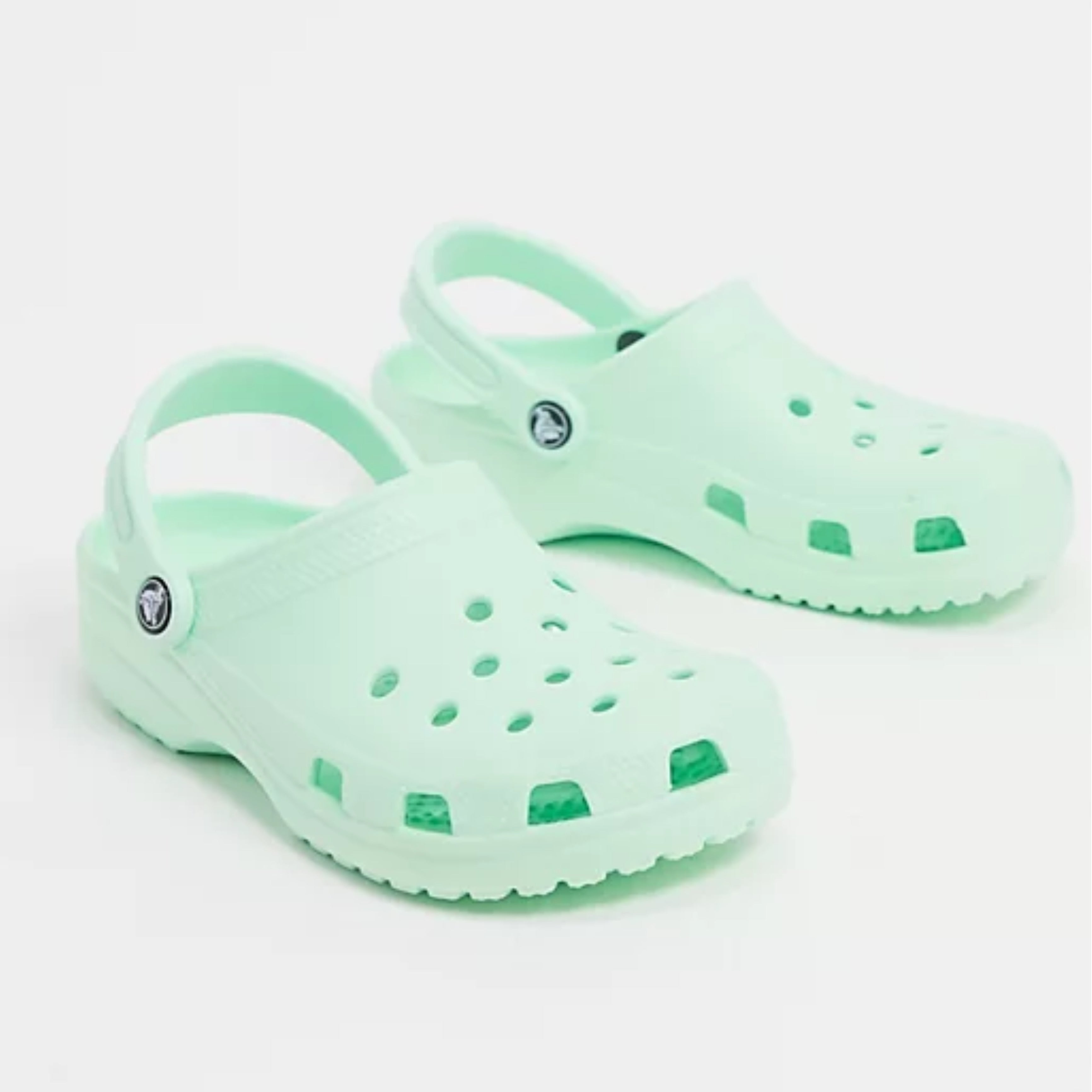 Crocs mint green