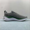 Nike react infinity grey and green shoes